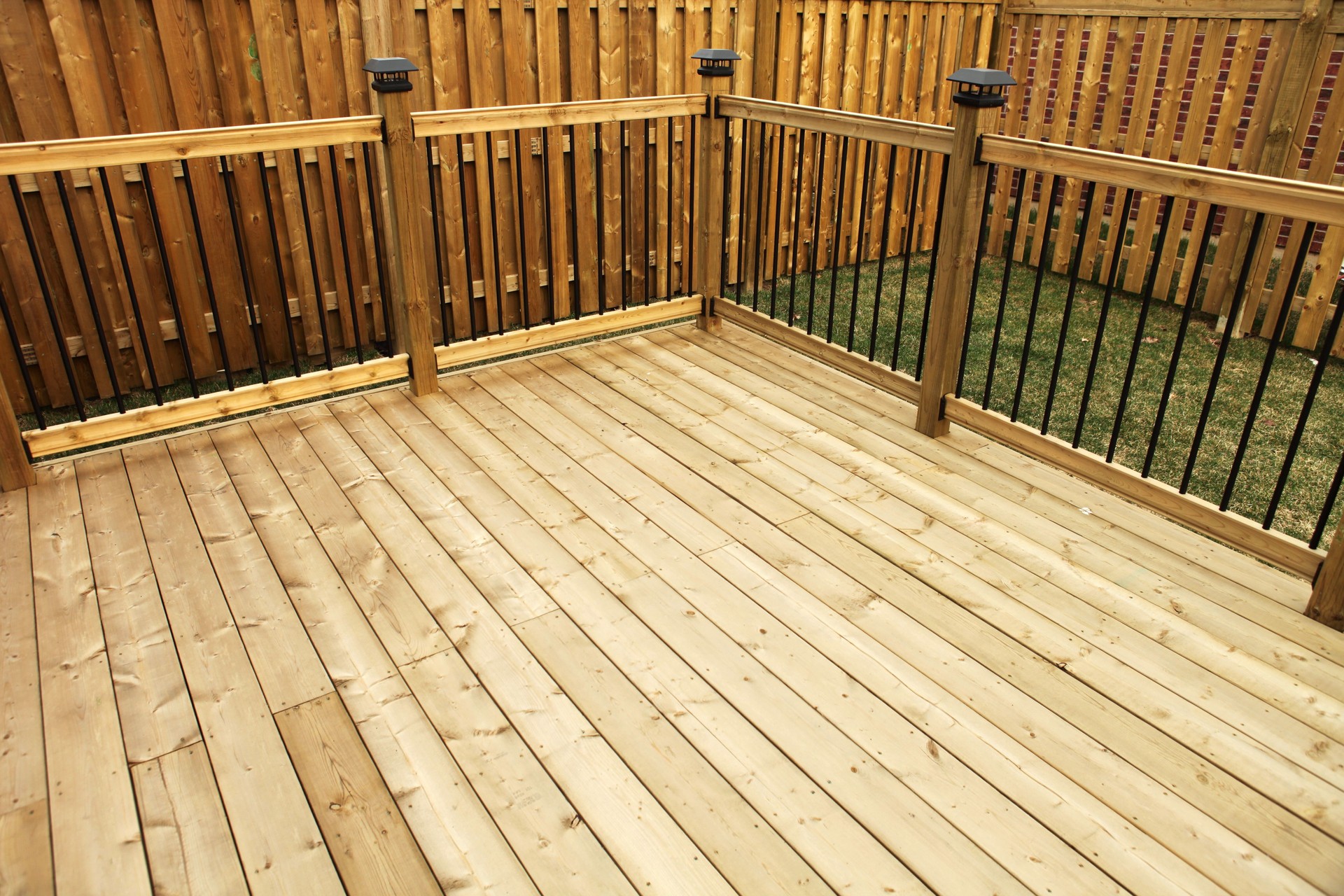 New Wooden Deck