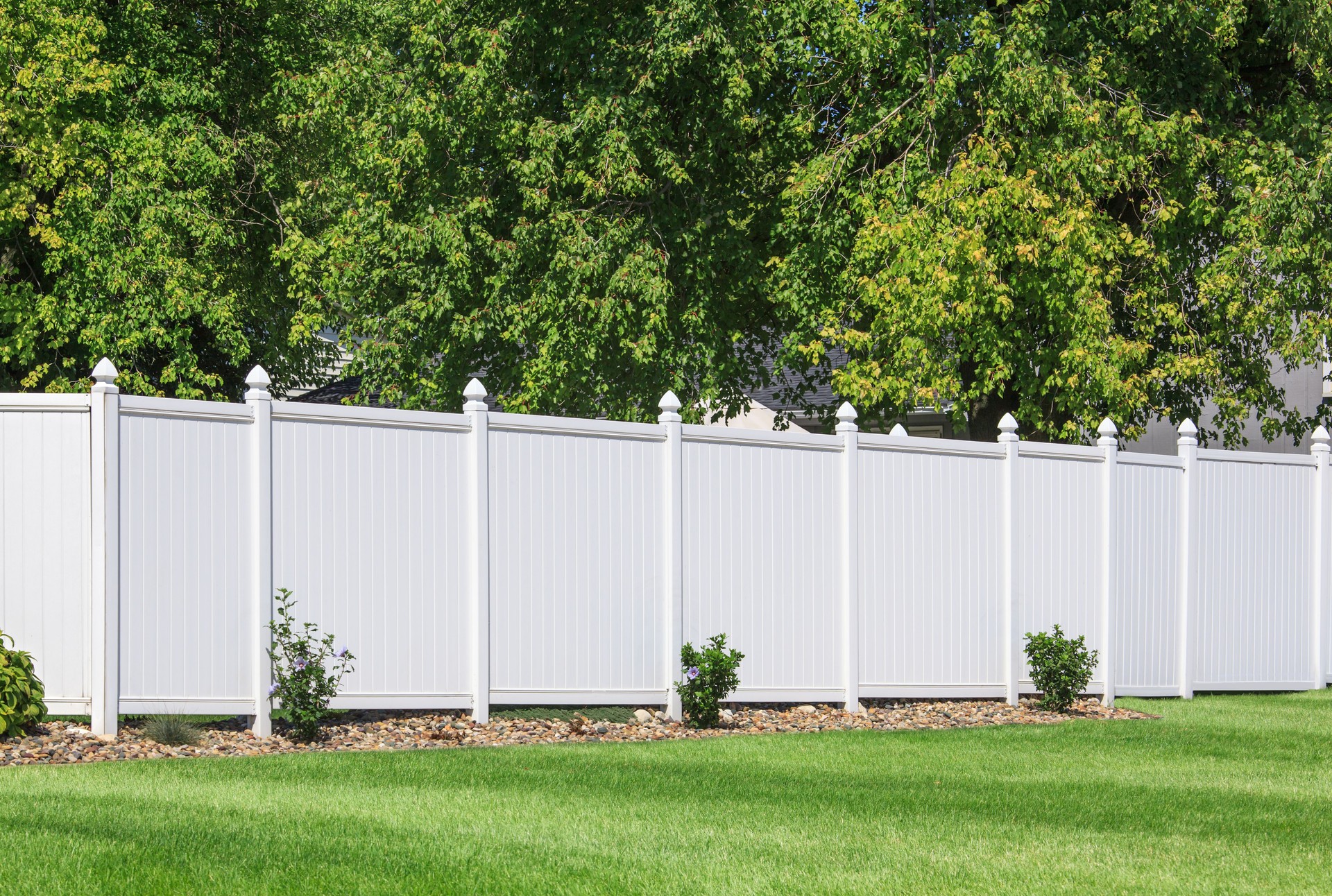 Vinyl fence